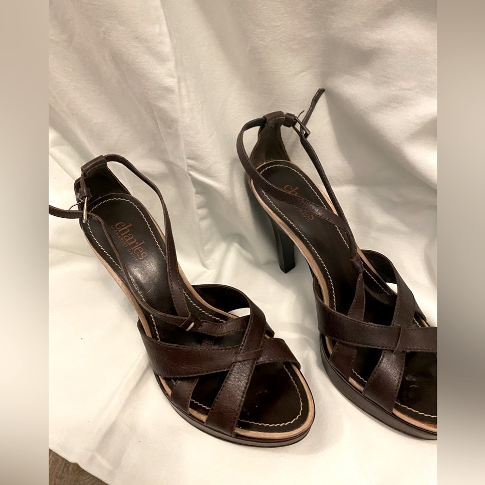 Charles Davis leather heels.